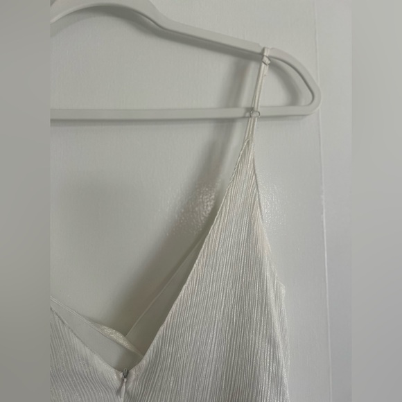 Lulu’s Captivated Beauty White Satin Ruffled Midi Dress - Picture 13 of 13